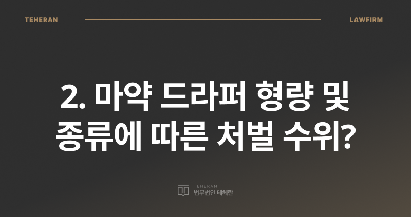 드라퍼 처벌, 마약 드라퍼, 마약 운반책, 드라퍼 형량, 마약 전문 변호사