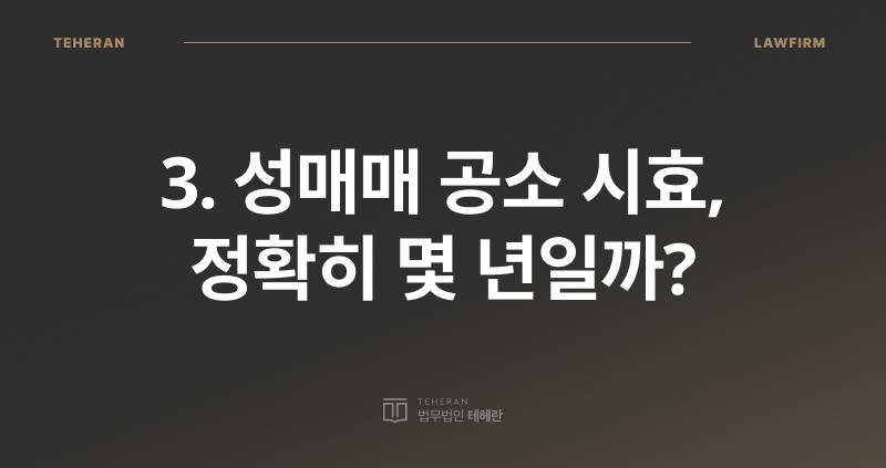 성매매 장부 단속, 장부 단속, 성매매 공소 시효, 성 매수자 처벌